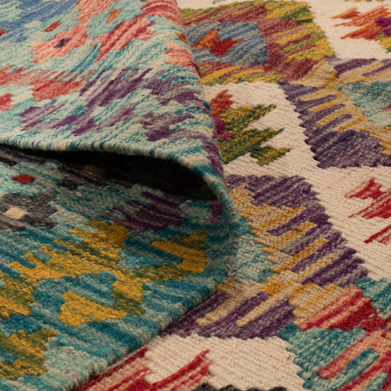 Dywan Kelim - Splash - 243 x 169 cm - wielokolorowy