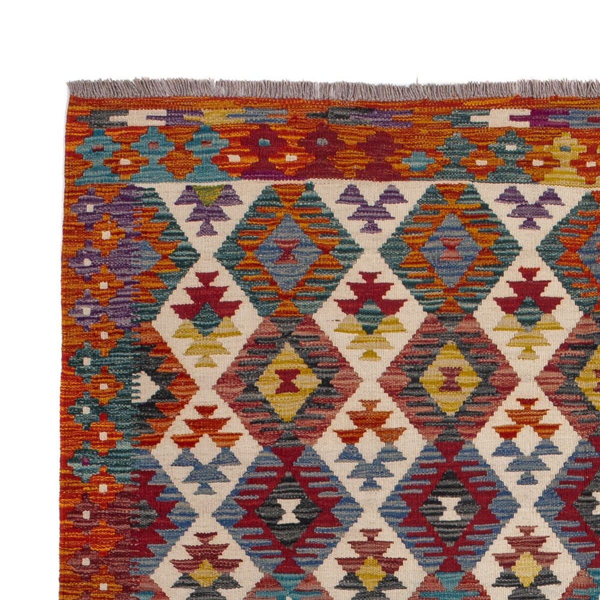 Dywan Kelim - Splash - 245 x 165 cm - wielokolorowy