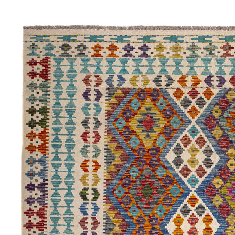 Dywan Kelim - Splash kwadratowy  - 207 x 203 cm - wielokolorowy