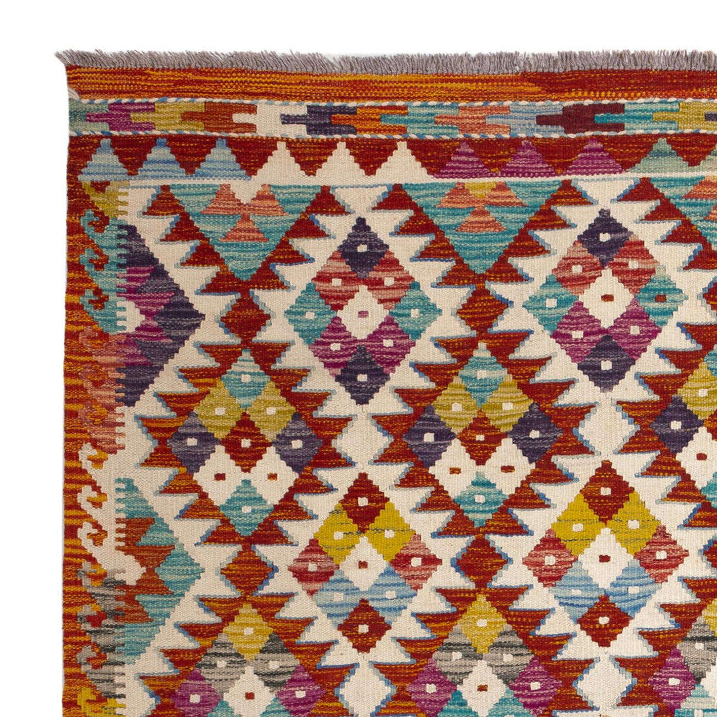 Kilim Maimana Dywan 152x152cm - Dywan wełniany