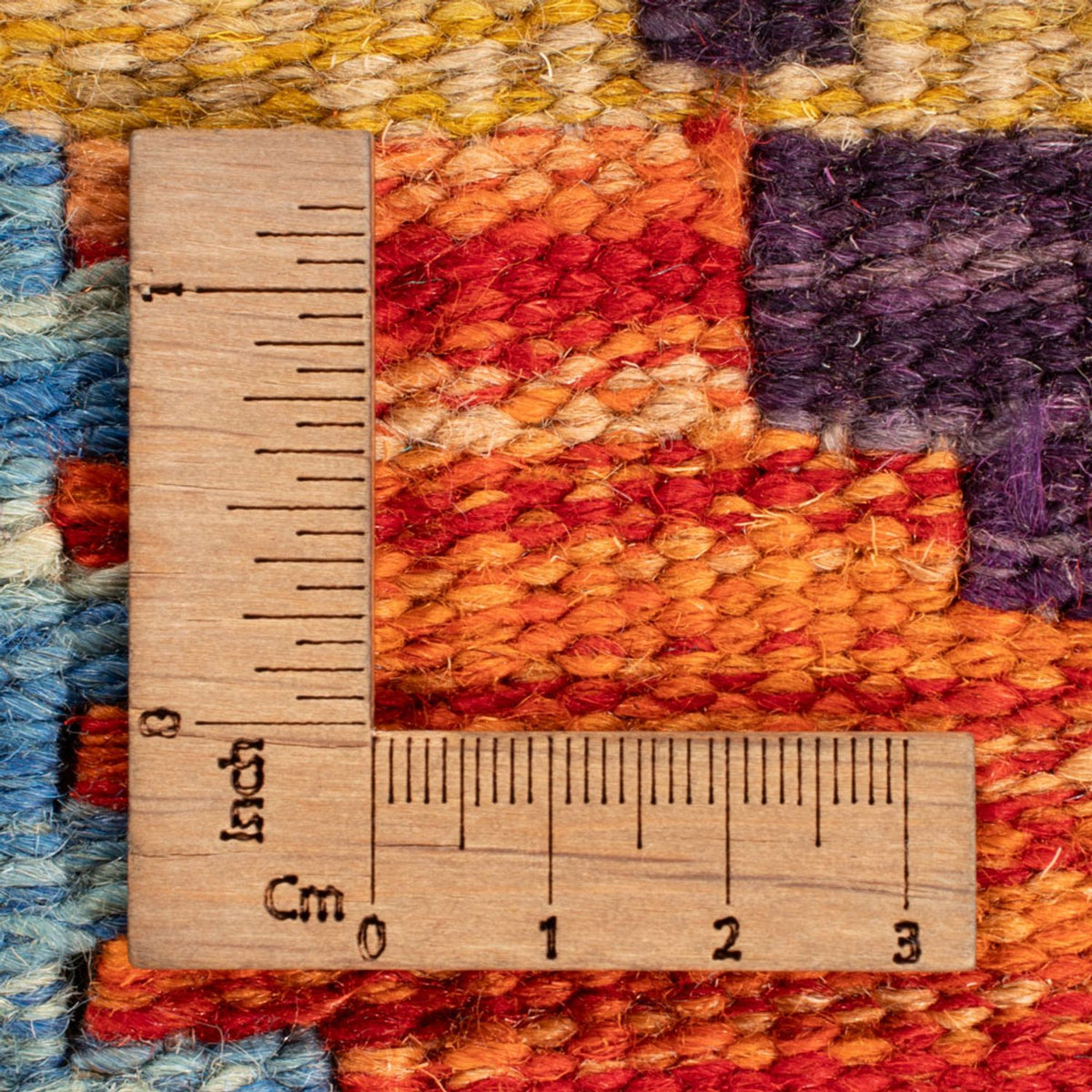 Dywan Kelim - Splash - 158 x 152 cm - wielokolorowy