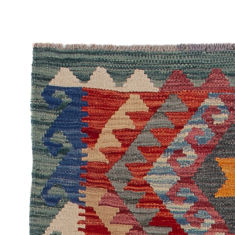 Biegacz Dywan Kelim - Splash - 244 x 79 cm - wielokolorowy