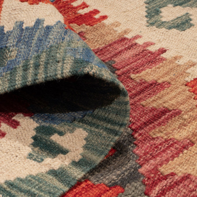 Biegacz Dywan Kelim - Splash - 244 x 79 cm - wielokolorowy