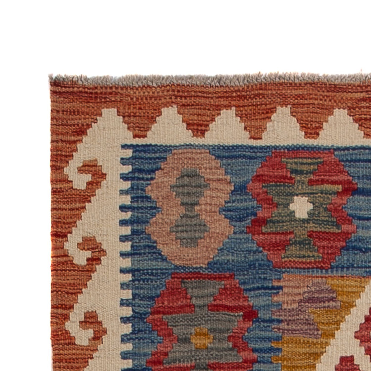 Biegacz Dywan Kelim - Splash - 255 x 82 cm - wielokolorowy