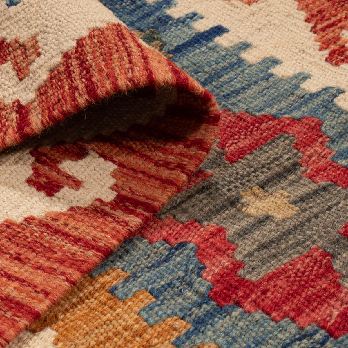 Biegacz Dywan Kelim - Splash - 255 x 82 cm - wielokolorowy