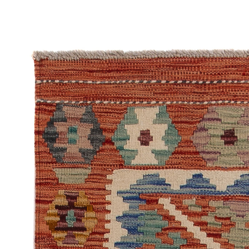 Biegacz Dywan Kelim - Splash - 246 x 76 cm - wielokolorowy