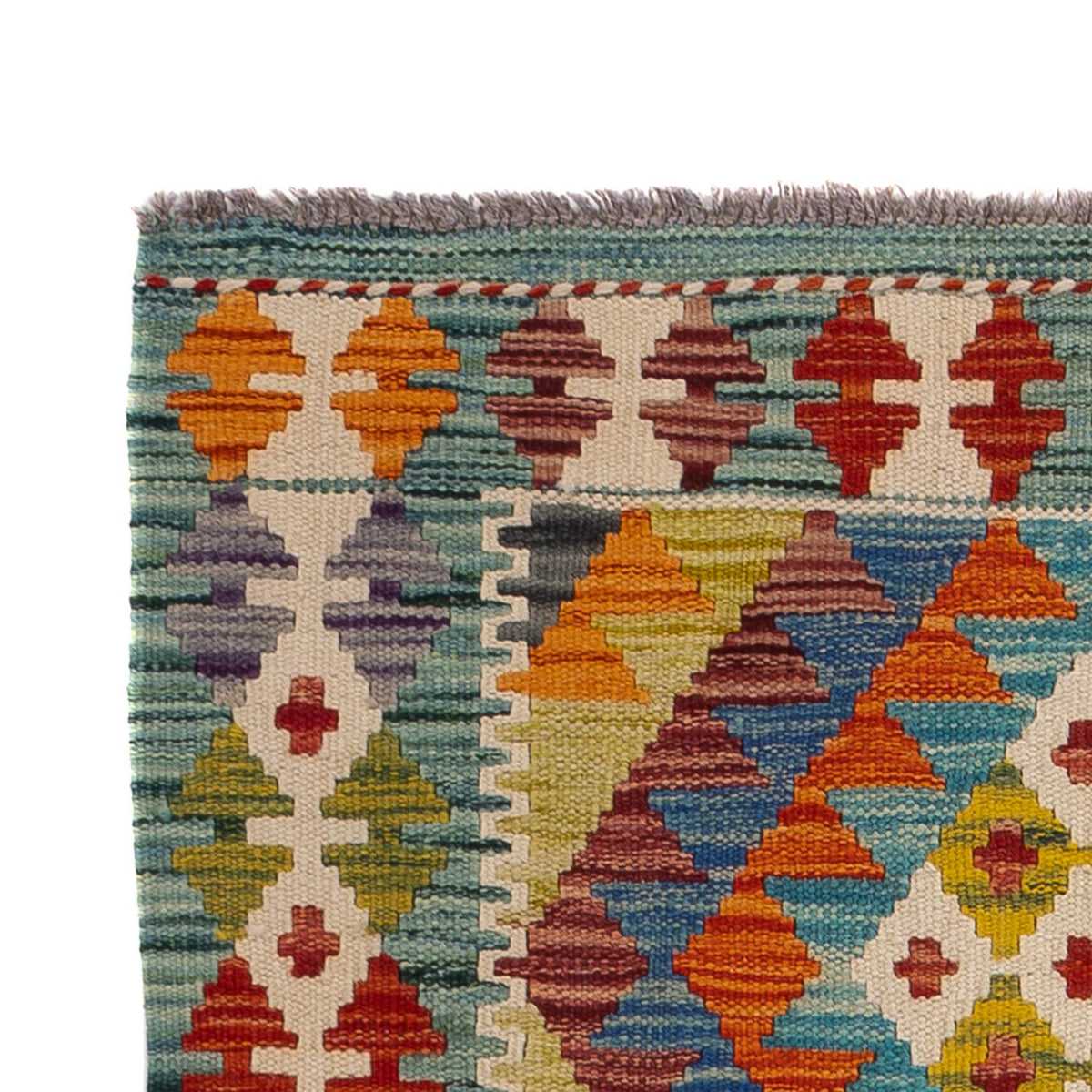 Dywan Kelim - Splash - 123 x 79 cm - wielokolorowy
