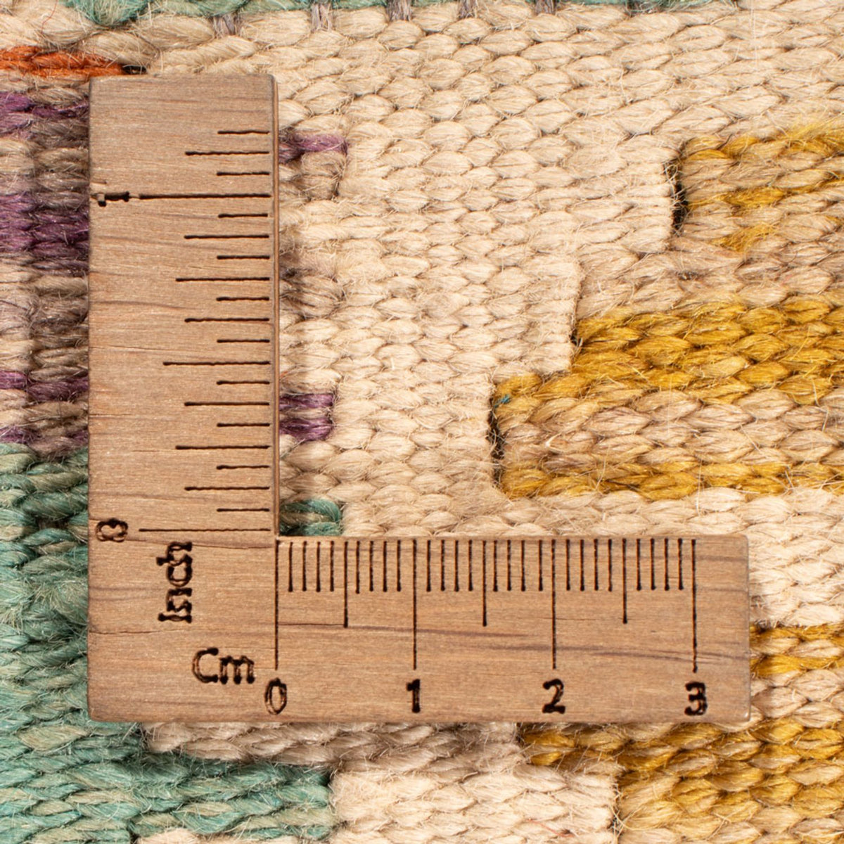 Dywan Kelim - Splash - 197 x 156 cm - wielokolorowy