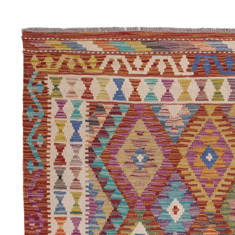 Dywan Kelim - Splash - 198 x 156 cm - wielokolorowy