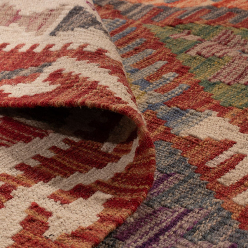 Dywan Kelim - Splash - 198 x 156 cm - wielokolorowy