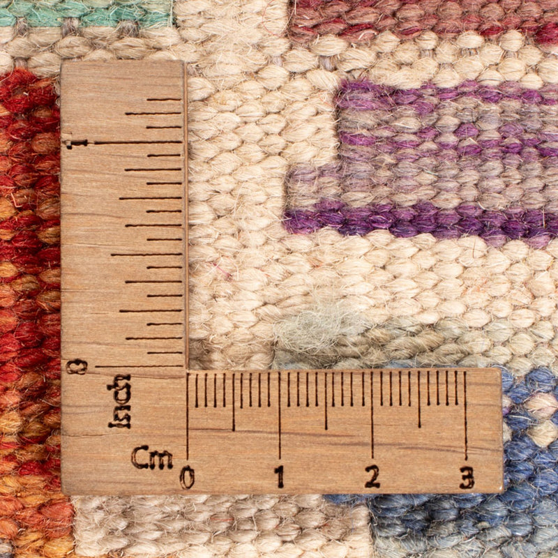 Dywan Kelim - Splash - 198 x 156 cm - wielokolorowy