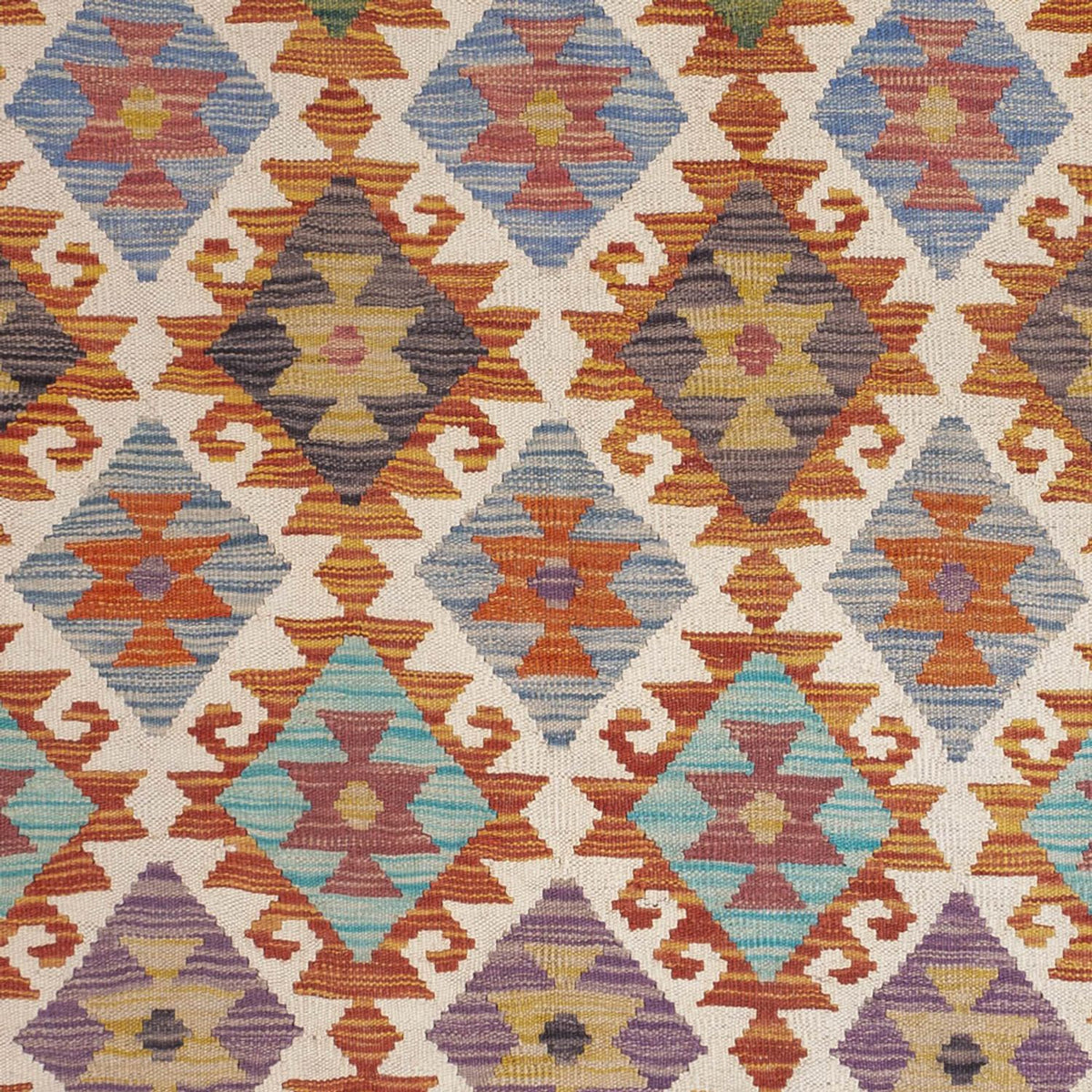 Dywan Kelim - Splash - 201 x 153 cm - wielokolorowy