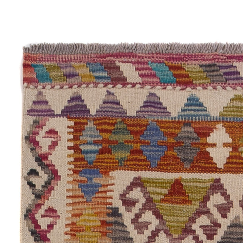 Biegacz Dywan Kelim - Splash - 301 x 79 cm - wielokolorowy