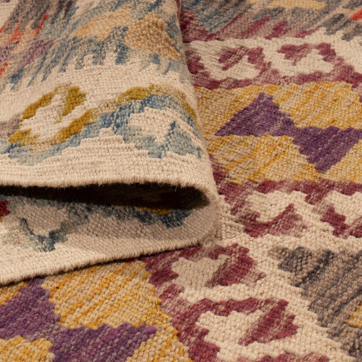 Biegacz Dywan Kelim - Splash - 301 x 79 cm - wielokolorowy