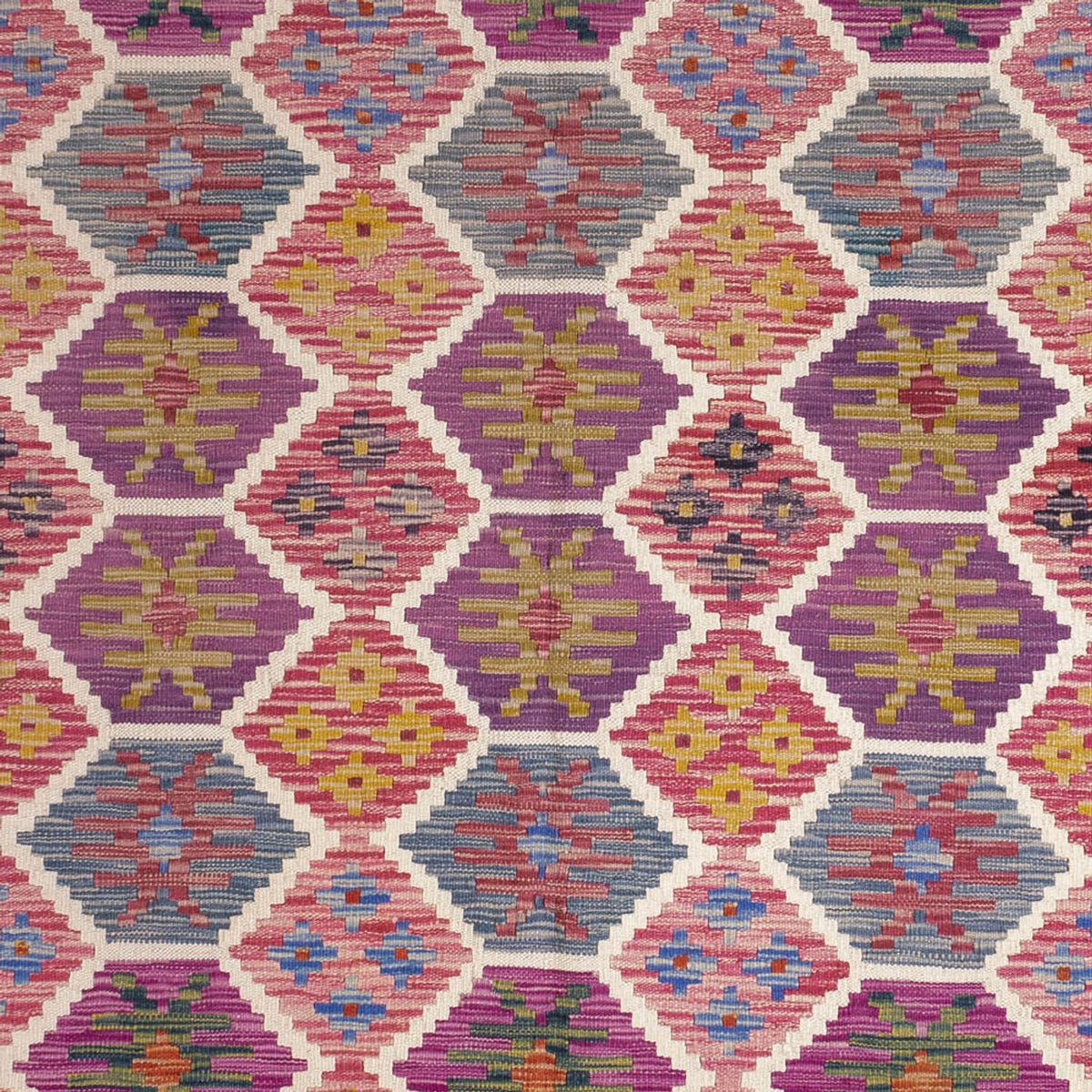 Dywan Kelim - Splash - 254 x 177 cm - wielokolorowy