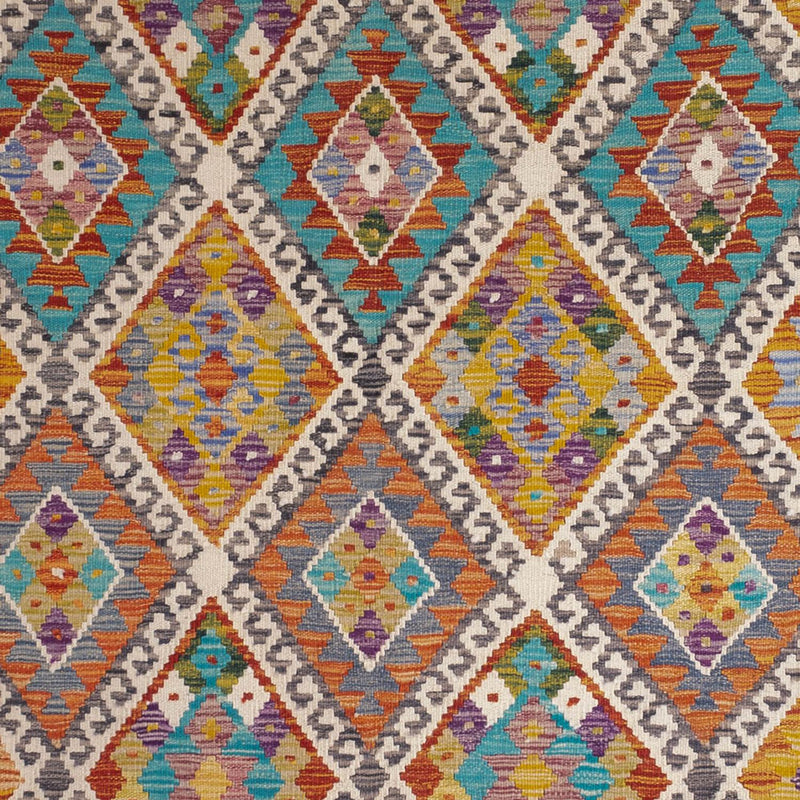 Dywan Kelim - Splash - 246 x 153 cm - wielokolorowy