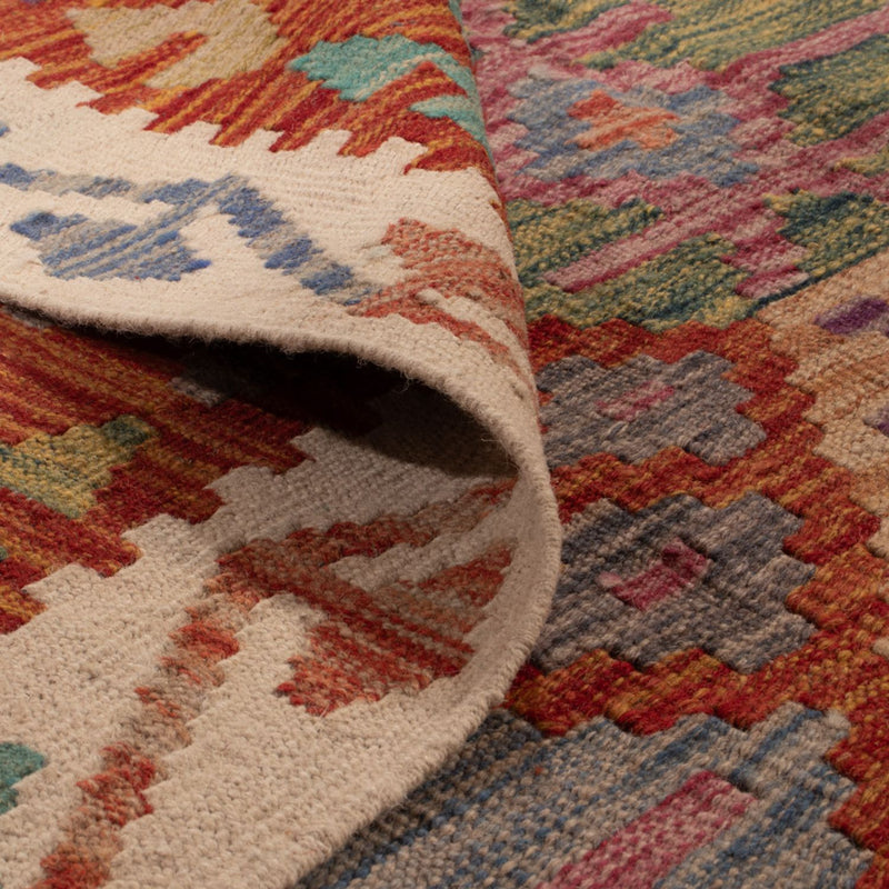 Dywan Kelim - Splash - 247 x 195 cm - wielokolorowy