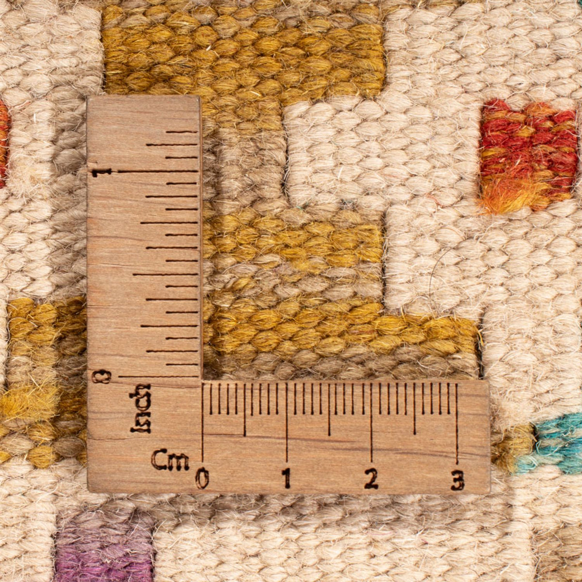 Dywan Kelim - Splash - 246 x 204 cm - wielokolorowy