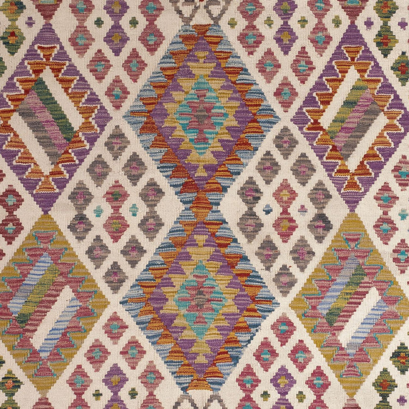 Dywan Kelim - Splash - 243 x 201 cm - wielokolorowy