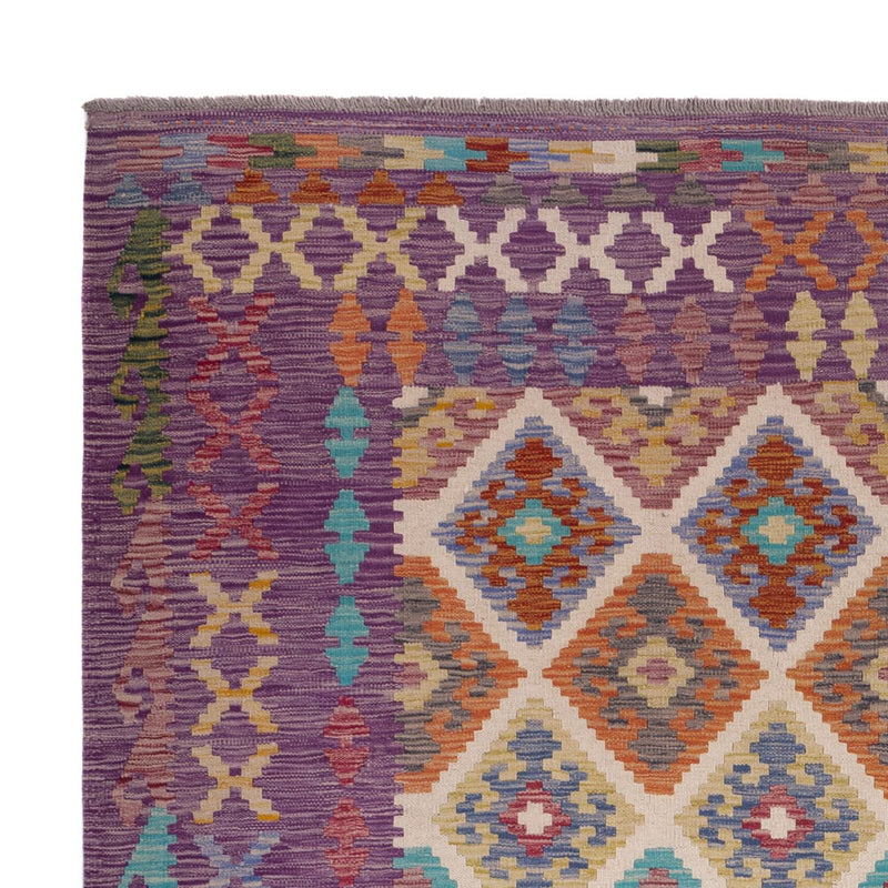 Dywan Kelim - Splash - 246 x 206 cm - wielokolorowy