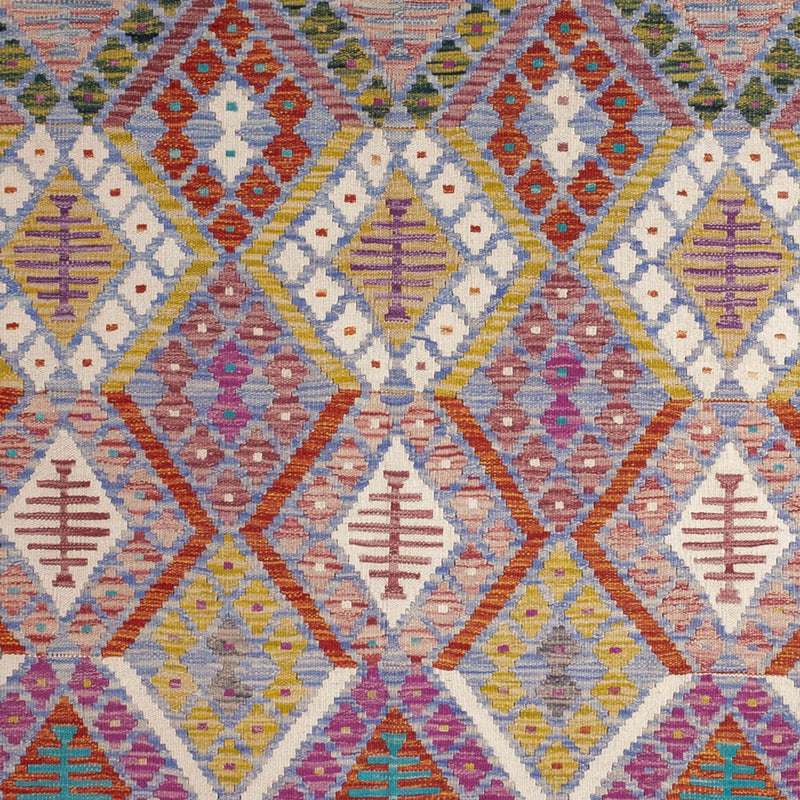 Dywan Kelim - Splash - 250 x 191 cm - wielokolorowy
