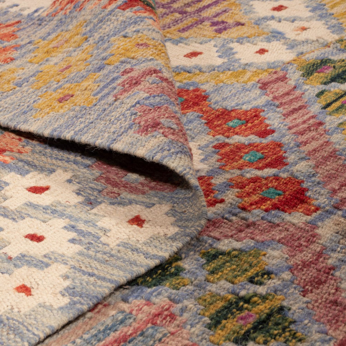 Dywan Kelim - Splash - 250 x 191 cm - wielokolorowy