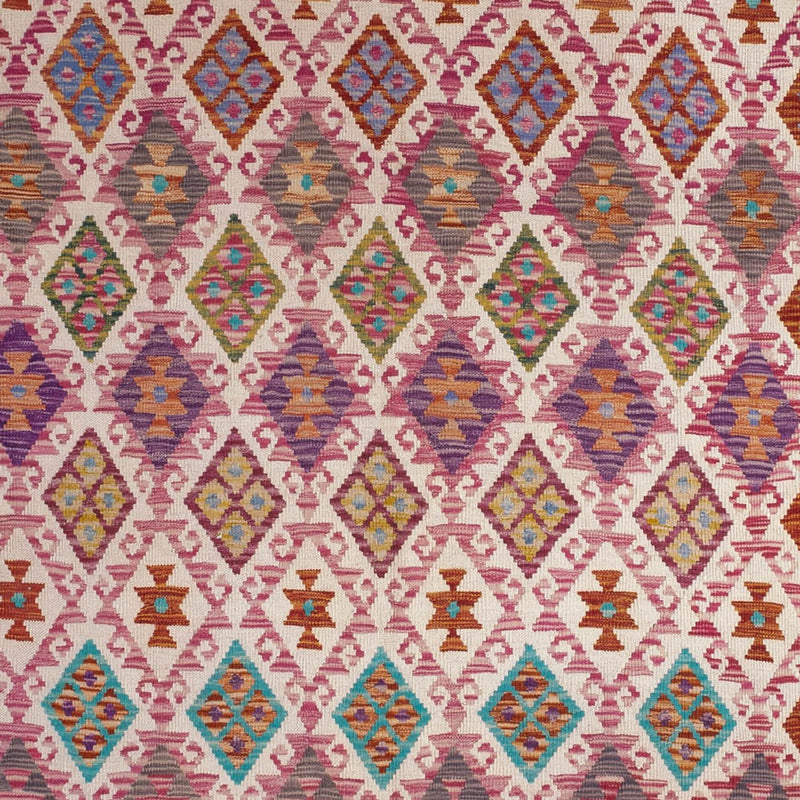 Dywan Kelim - Splash - 308 x 215 cm - wielokolorowy