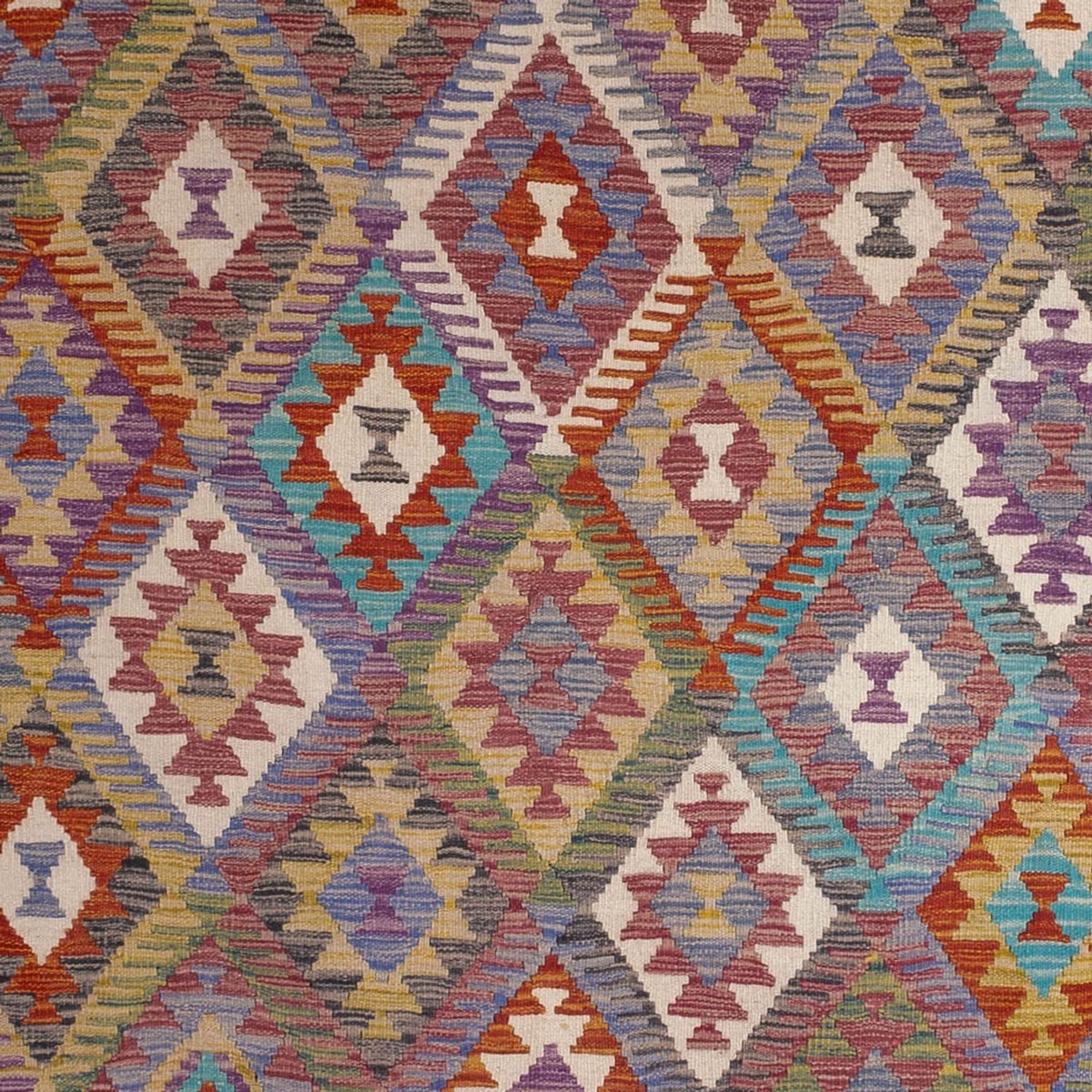 Dywan Kelim - Splash - 299 x 200 cm - wielokolorowy