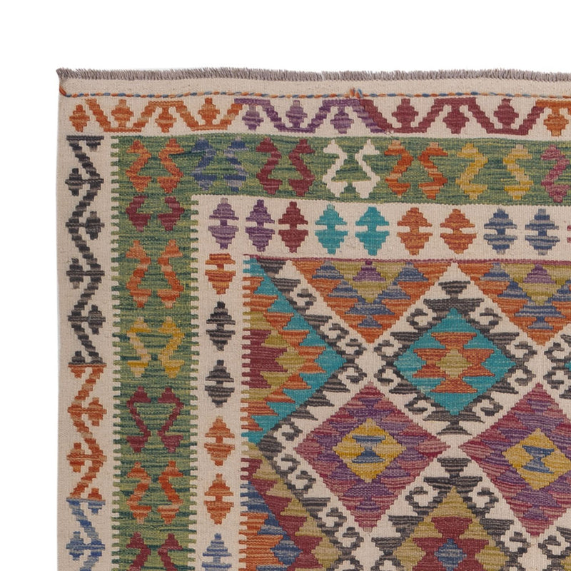 Dywan Kelim - Splash - 305 x 196 cm - wielokolorowy