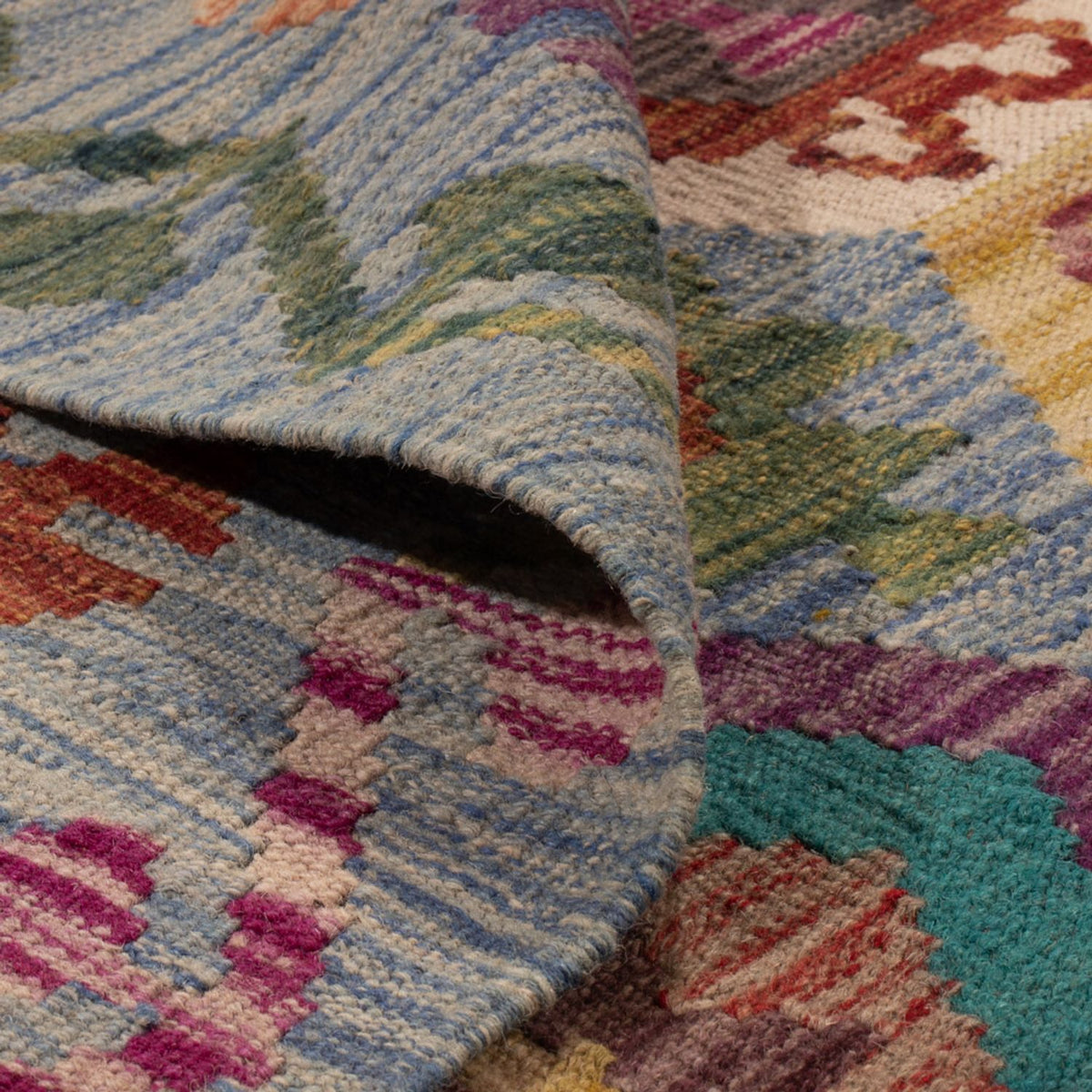 Dywan Kelim - Splash - 300 x 203 cm - wielokolorowy