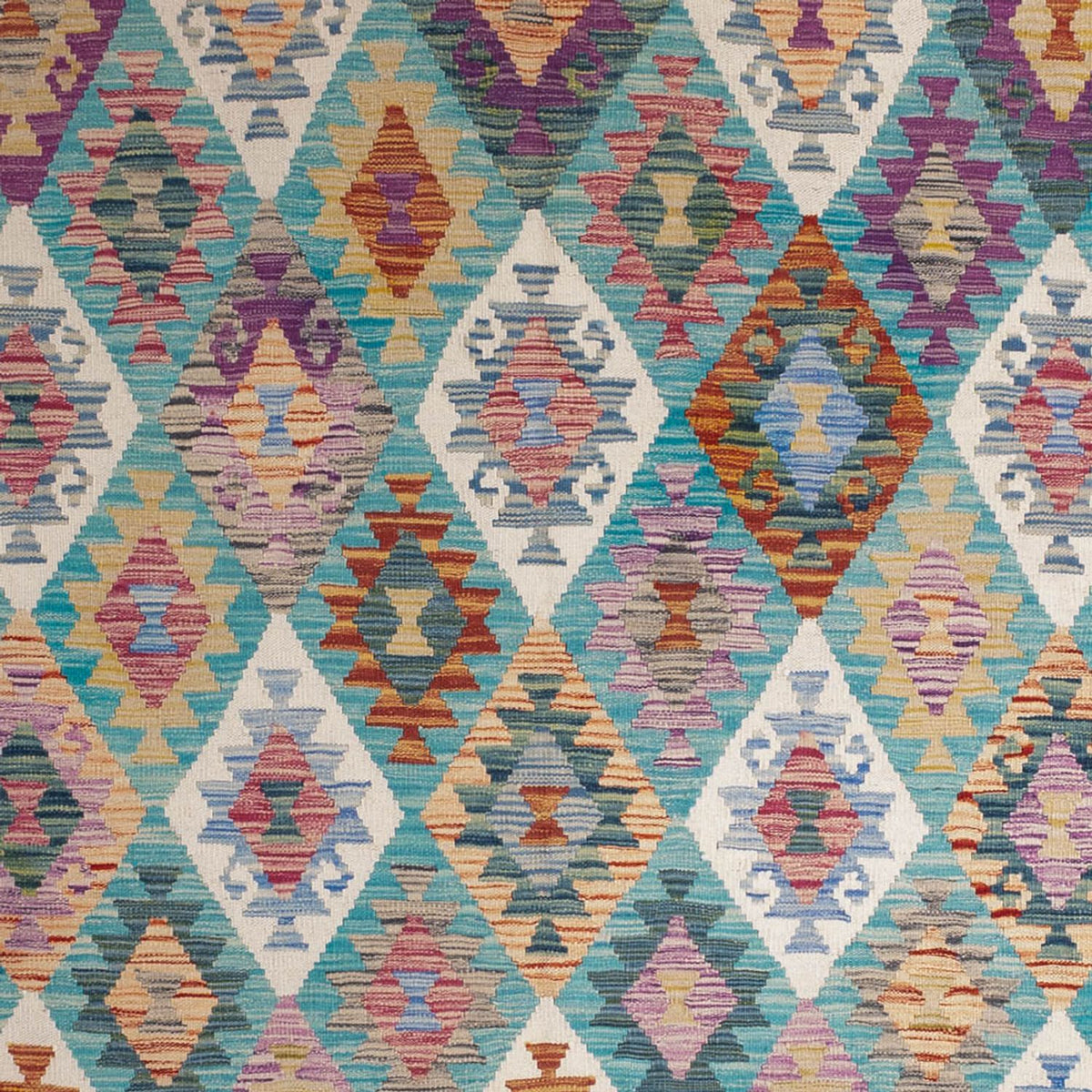 Dywan Kelim - Splash - 297 x 204 cm - wielokolorowy