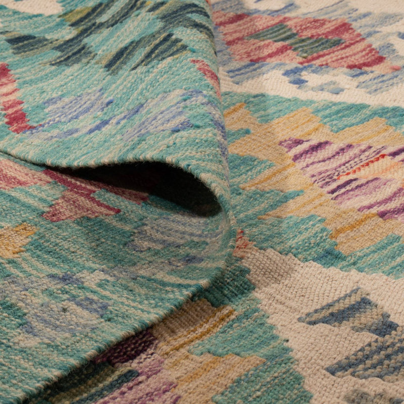 Dywan Kelim - Splash - 297 x 204 cm - wielokolorowy