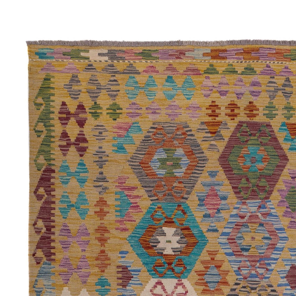 Dywan Kelim - Splash - 306 x 208 cm - wielokolorowy