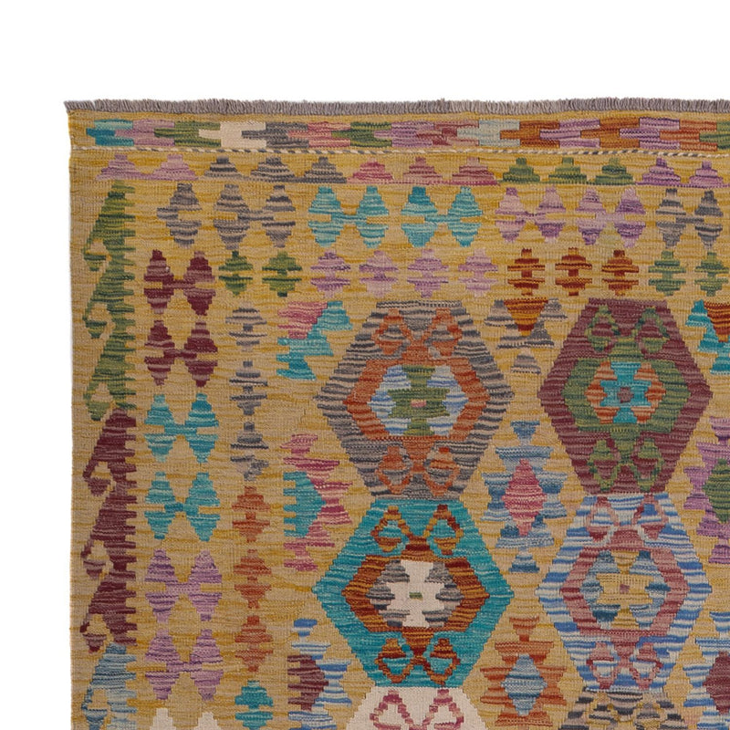 Dywan Kelim - Splash - 306 x 208 cm - wielokolorowy