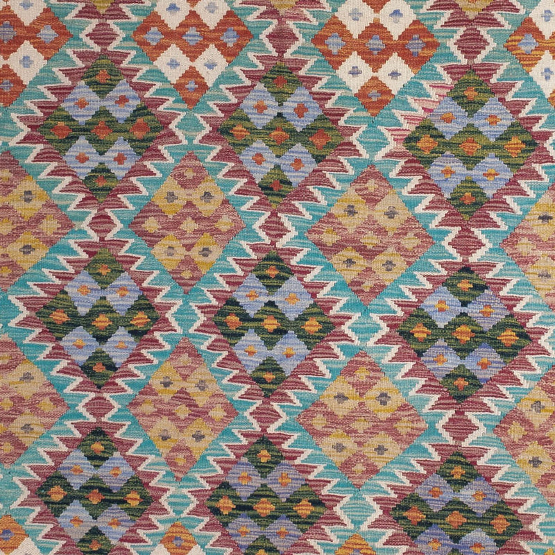 Dywan Kelim - Splash - 285 x 195 cm - wielokolorowy