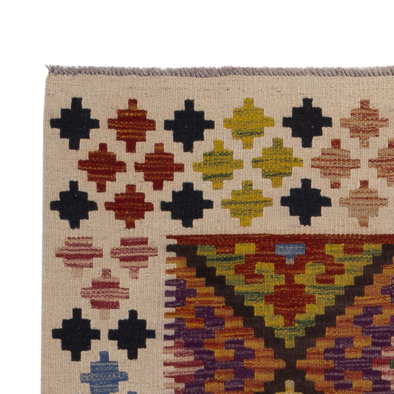 Biegacz Dywan Kelim - Splash - 199 x 101 cm - wielokolorowy