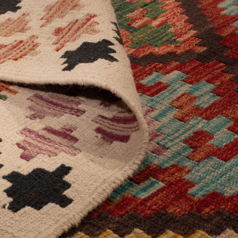 Biegacz Dywan Kelim - Splash - 199 x 101 cm - wielokolorowy