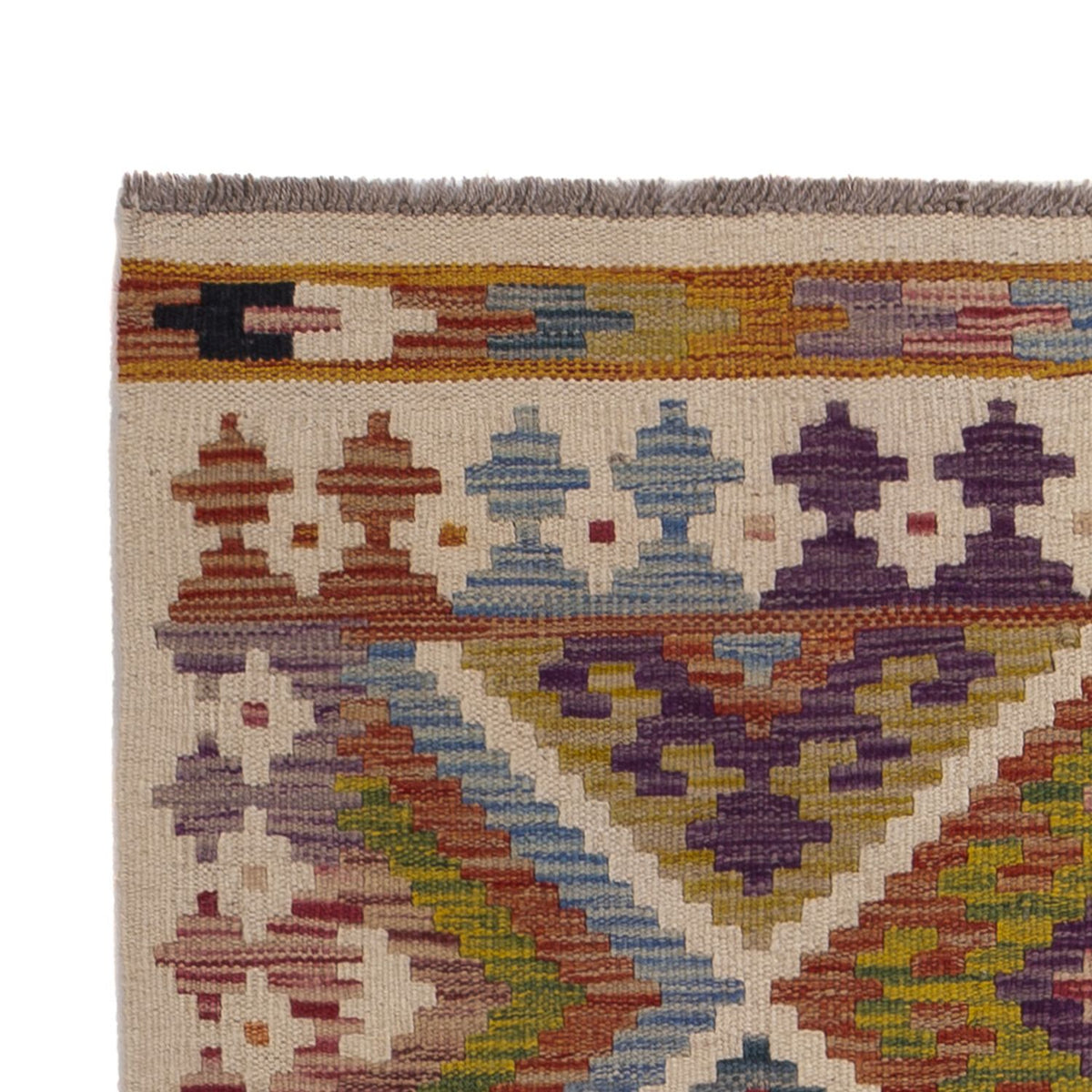 Biegacz Dywan Kelim - Splash - 195 x 95 cm - wielokolorowy