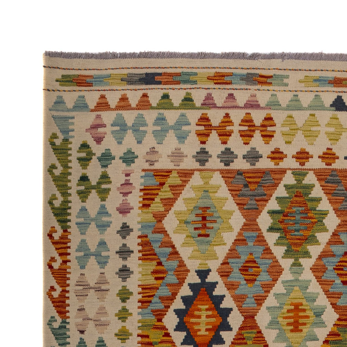 Dywan Kelim - Splash - 298 x 210 cm - wielokolorowy