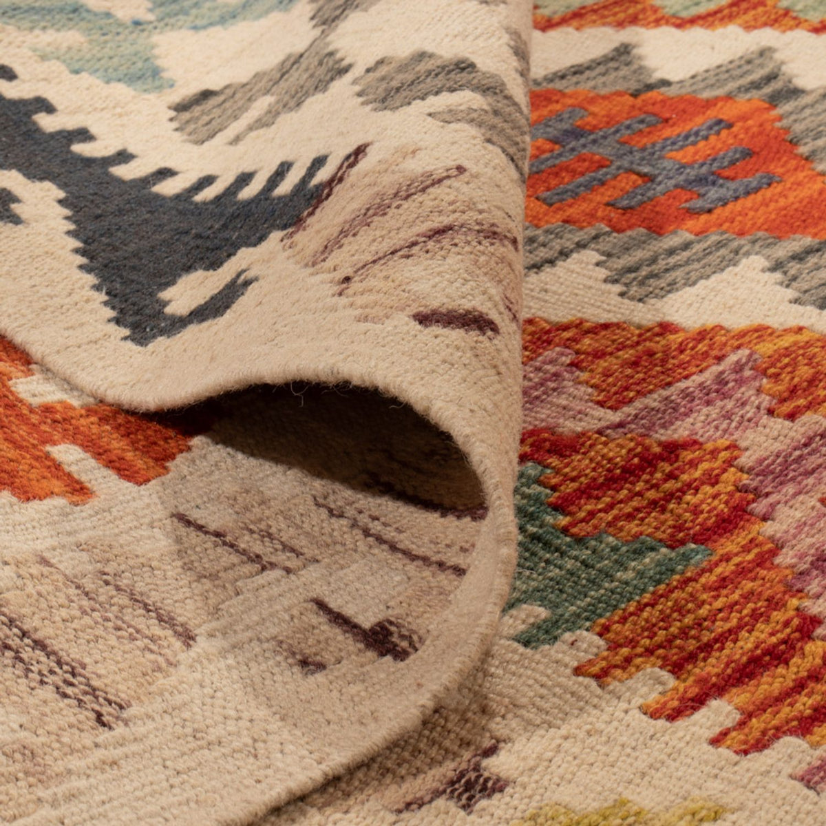 Dywan Kelim - Splash - 298 x 210 cm - wielokolorowy