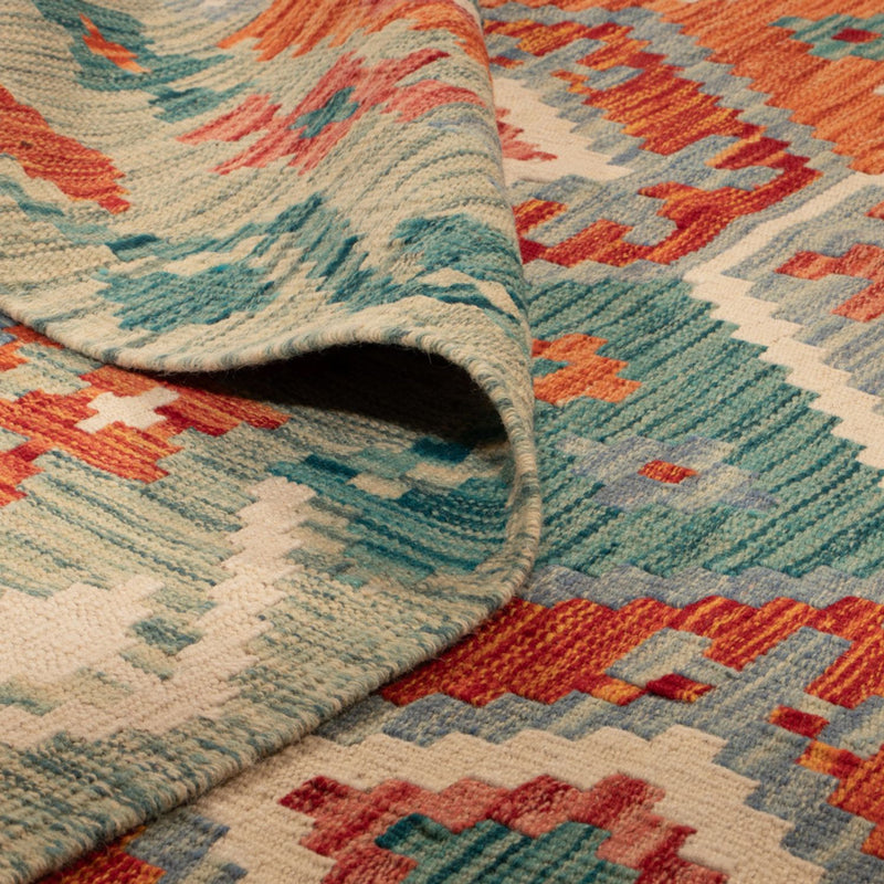 Dywan Kelim - Splash - 248 x 178 cm - wielokolorowy