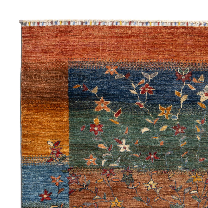 Dywan Gabbeh - Loribaft Perski - 193 x 158 cm - wielokolorowy