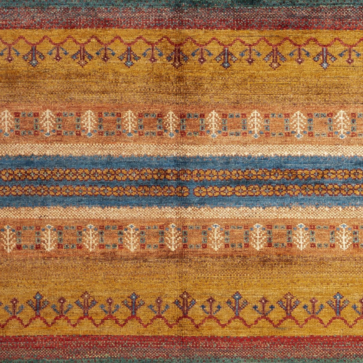 Dywan Gabbeh - Loribaft Perski - 183 x 131 cm - wielokolorowy