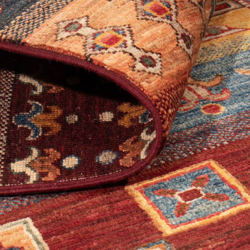 Dywan Gabbeh - Loribaft Perski - 143 x 105 cm - wielokolorowy