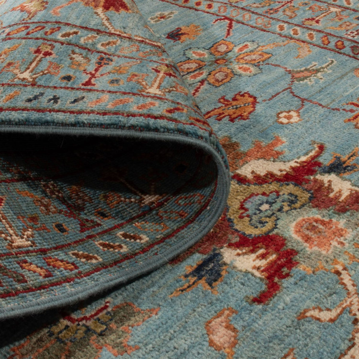 Biegacz Dywan Ziegler - Ariana - 235 x 85 cm - niebieski