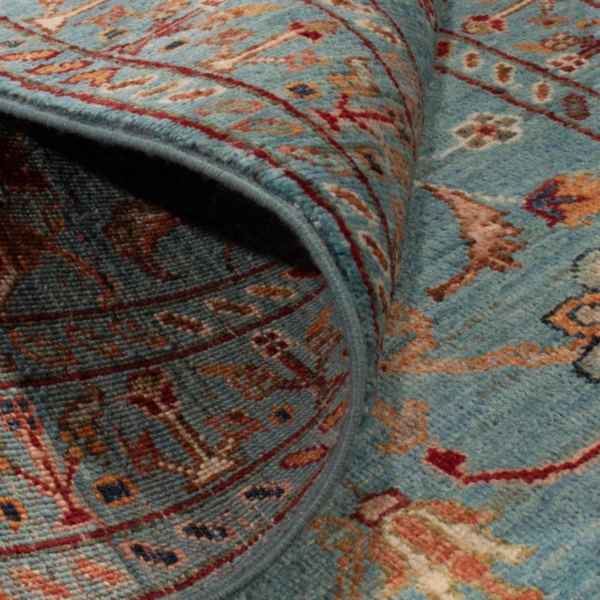 Biegacz Dywan Ziegler - Ariana - 237 x 82 cm - niebieski