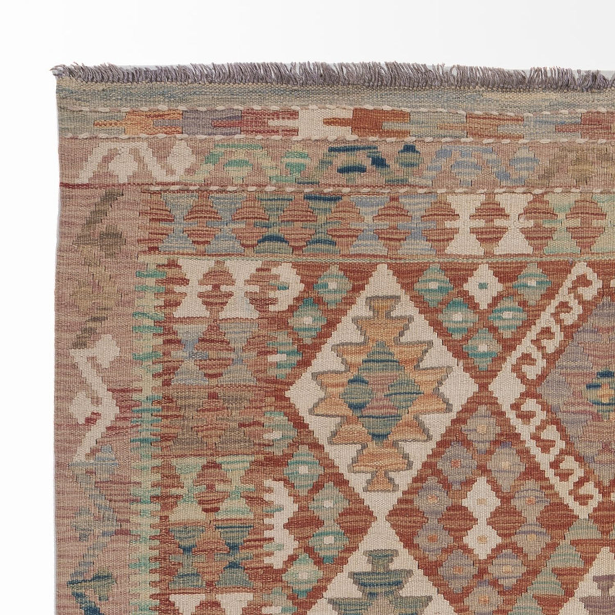 Dywan Kelim - Splash - 193 x 137 cm - wielokolorowy