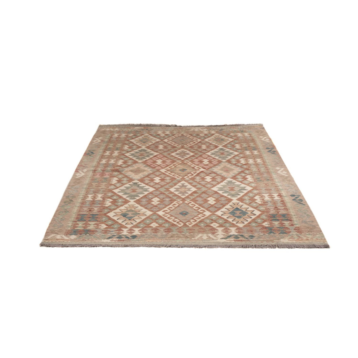 Dywan Kelim - Splash - 193 x 137 cm - wielokolorowy