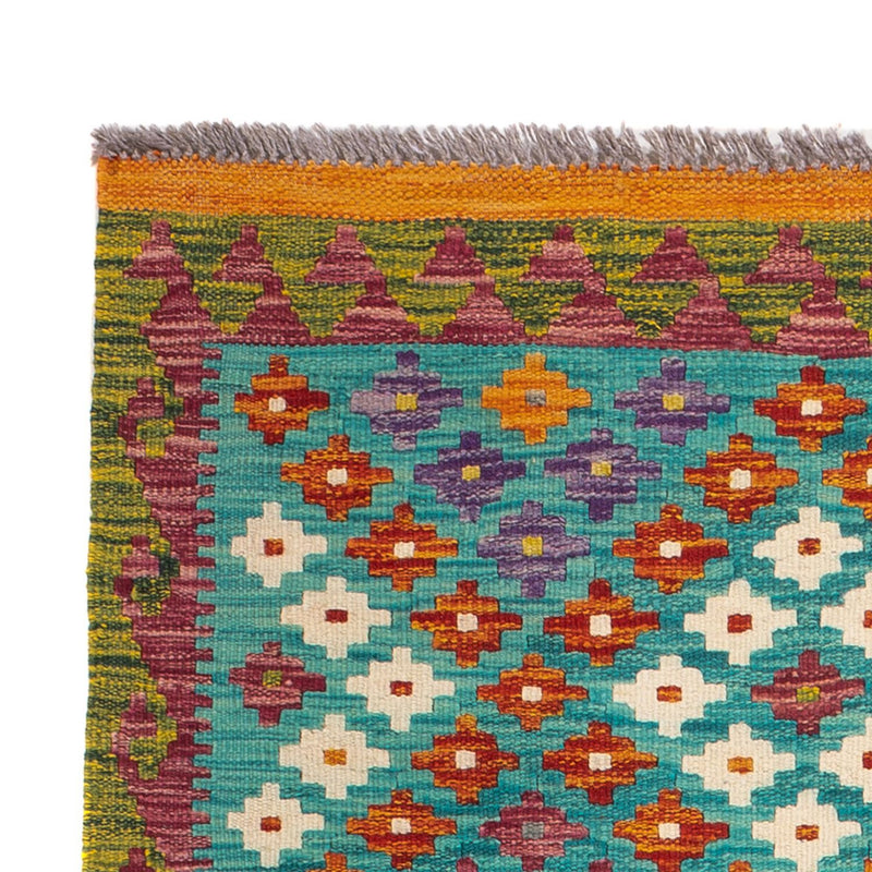 Dywan Kelim - Splash - 131 x 92 cm - wielokolorowy