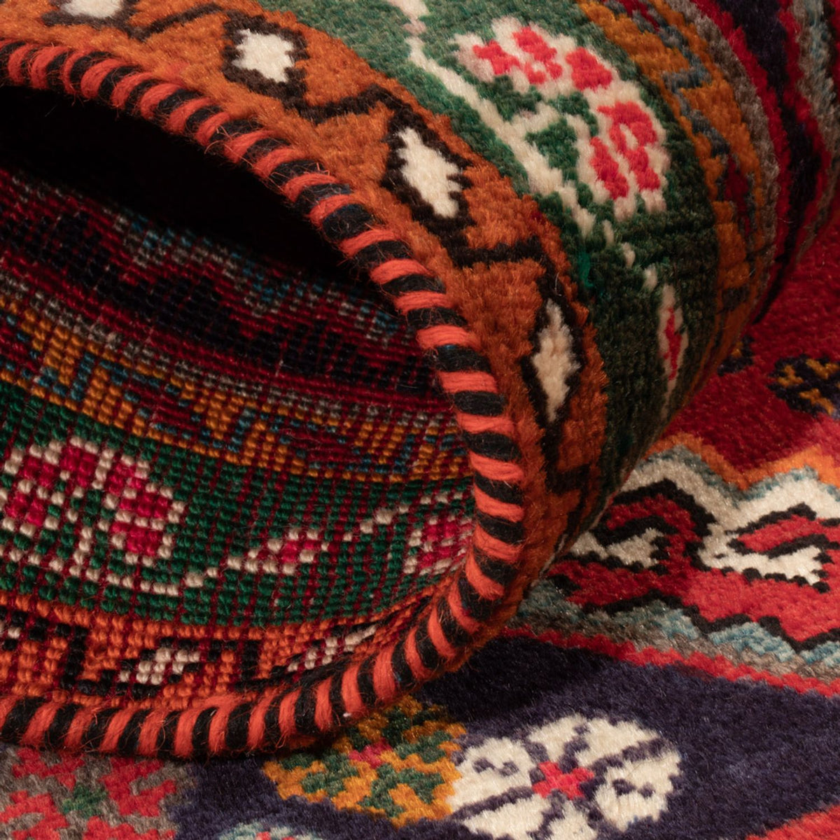 Perski dywan - Nomadyczny - 128 x 94 cm - czerwony